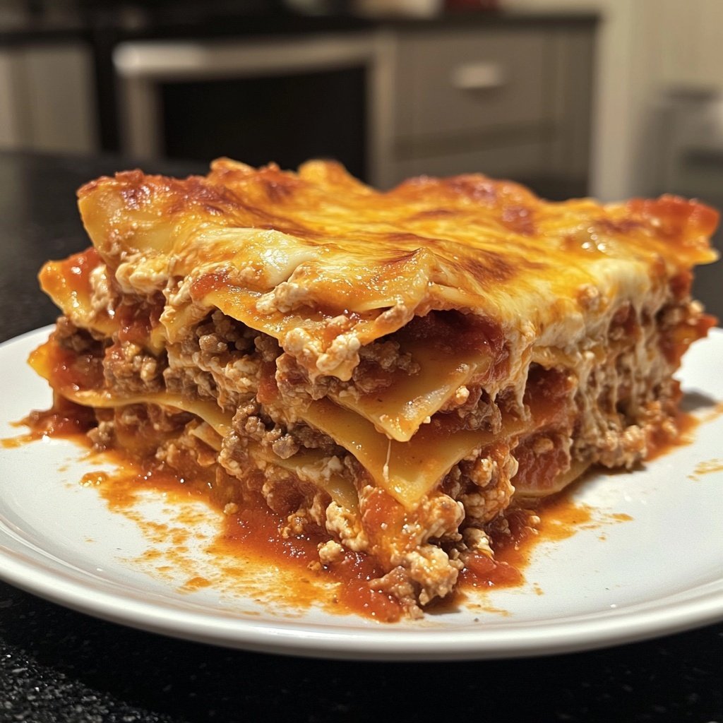 Ground Beef Lasagna