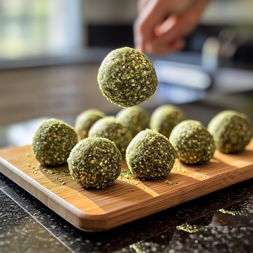 Protein Balls with Matcha