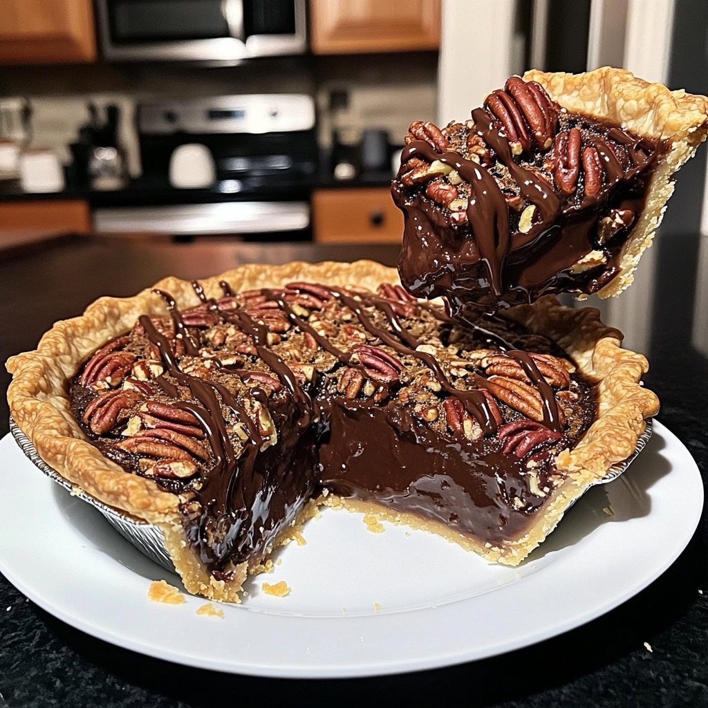 Texas Chocolate Pecan Pie